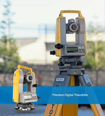 Model Topcon DT-300 Series Electronic Digital Theodolite 5 "/ 7" / 9" Topcon Theodolite