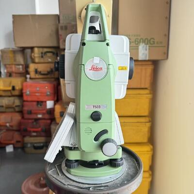 Leica TS03 Total Station with 1000m Non Prism Distance, 5'' Accuracy, and 30X Magnification for Precise Surveying