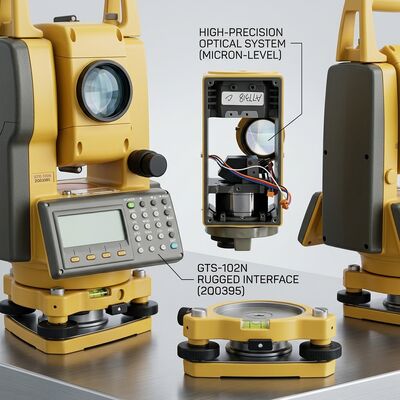 Reparatie van het optisch systeem van het totale station Reiniging van de interne lens Optiekherstel voor meetinstrumenten