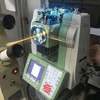 Op locatie Total Station Field Calibration Repair Service Construction Mobiele instrumenten voor onderzoek